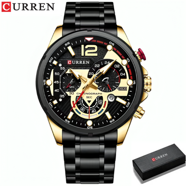CURREN 8395 NEGRO DORADO
